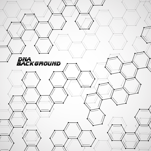 500x500 Dna Structure Background Vector Material 03