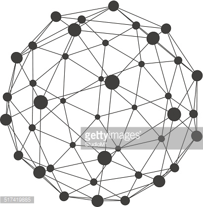 411x418 3d Molecule Structure Background. Graphic Design. Vector