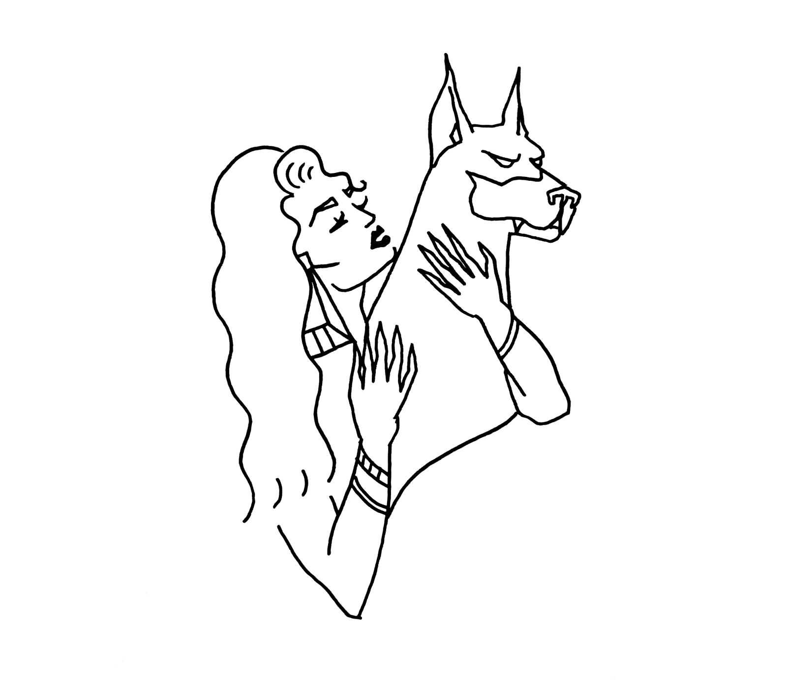 1600x1388 Amazing Doberman Tattoo Designs