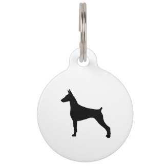 324x324 Doberman Pinscher Pet Tags For Dogs Amp Cats Zazzle