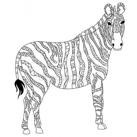 450x450 Doberman Pinscher Zentangle Stylized, Vector, Illustration, Free