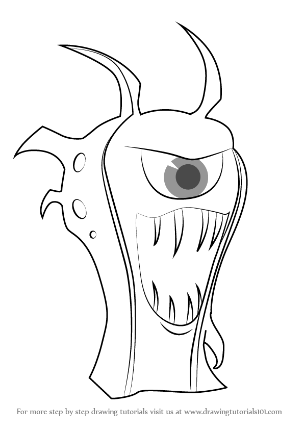 596x843 Learn How To Draw Goon Doc From Slugterra (Slugterra) Step By Step