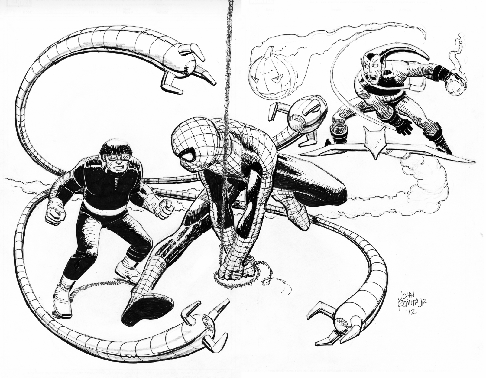 Doc Ock Drawing at GetDrawings | Free download