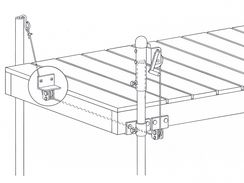800x600 Dock Leveling Kit Drawing