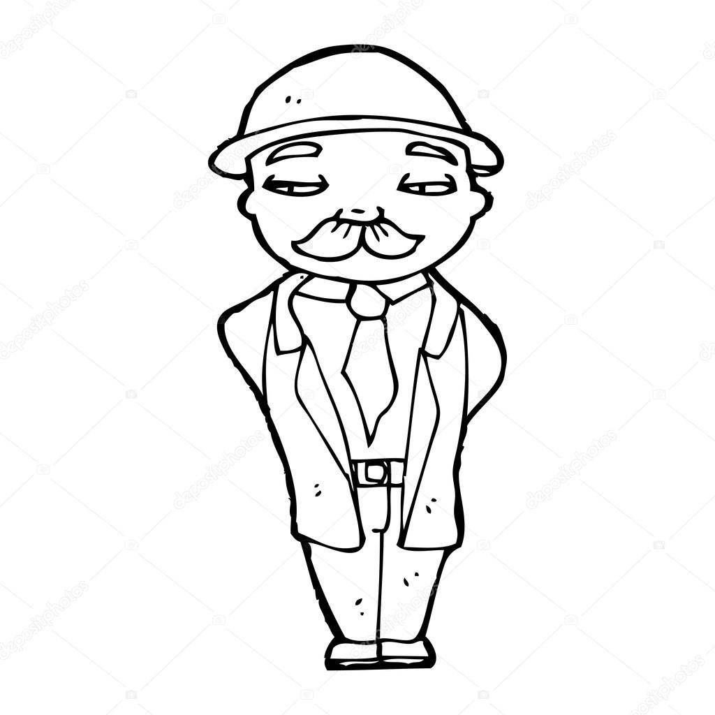1024x1024 Doctor Watson Cartoon Stock Vector Lineartestpilot