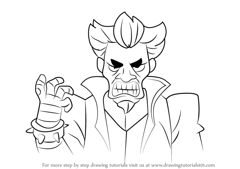 800x565 Learn How To Draw Doctor Claw From Inspector Gadget (Inspector