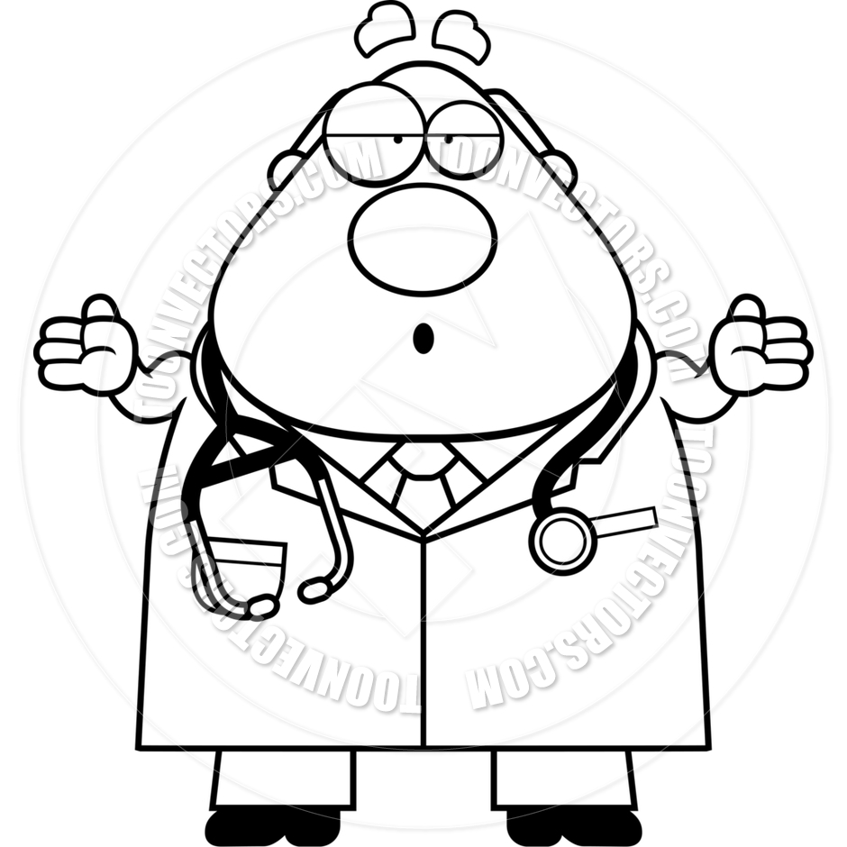 940x940 Cartoon Doctor Man Confused Clipart Panda