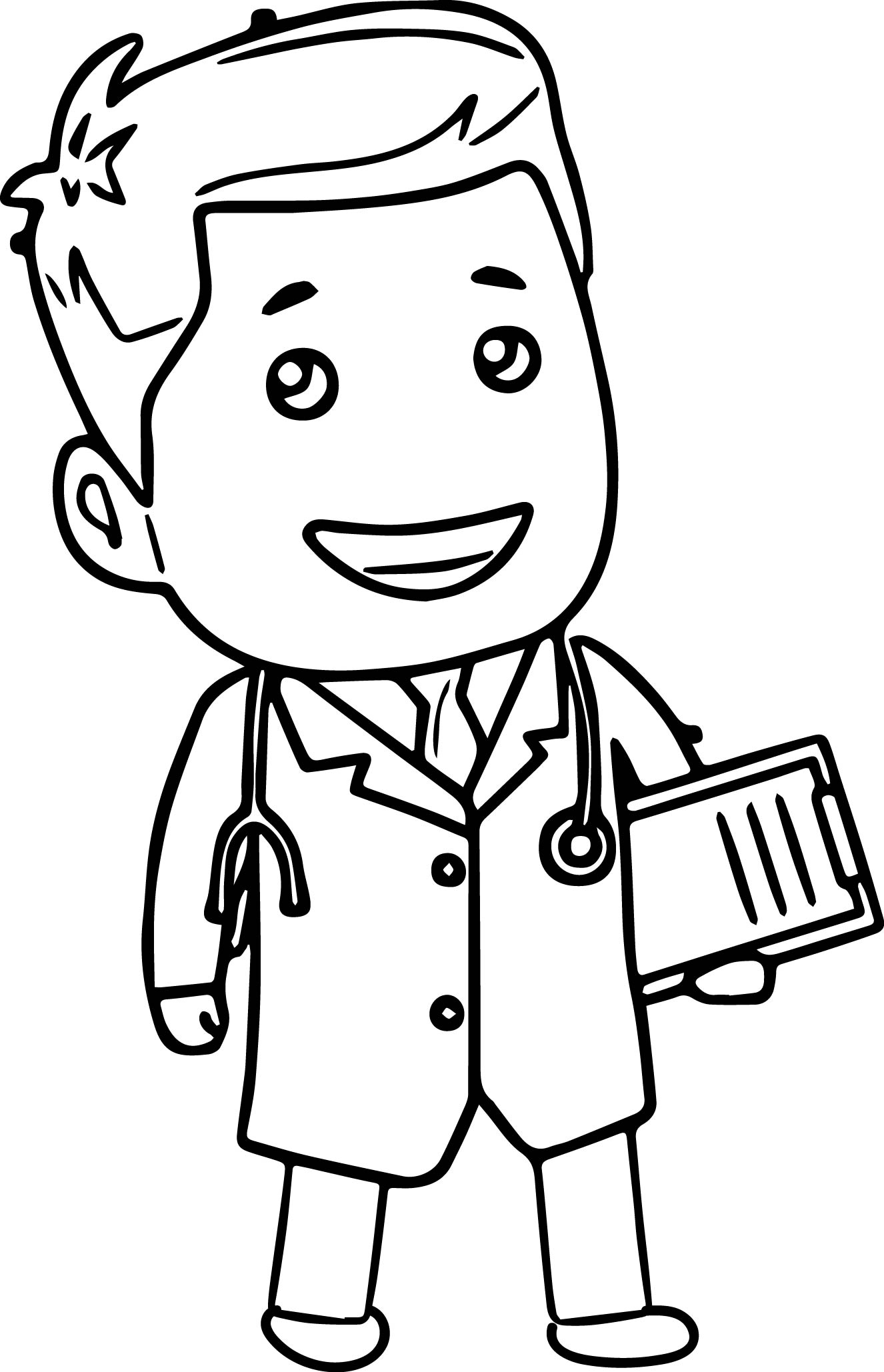1326x2058 Doctor Clipart Drawing