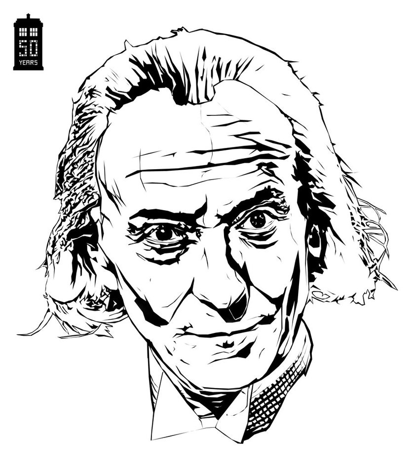 839x953 Doctor Who William Hartnell By Bigdoo