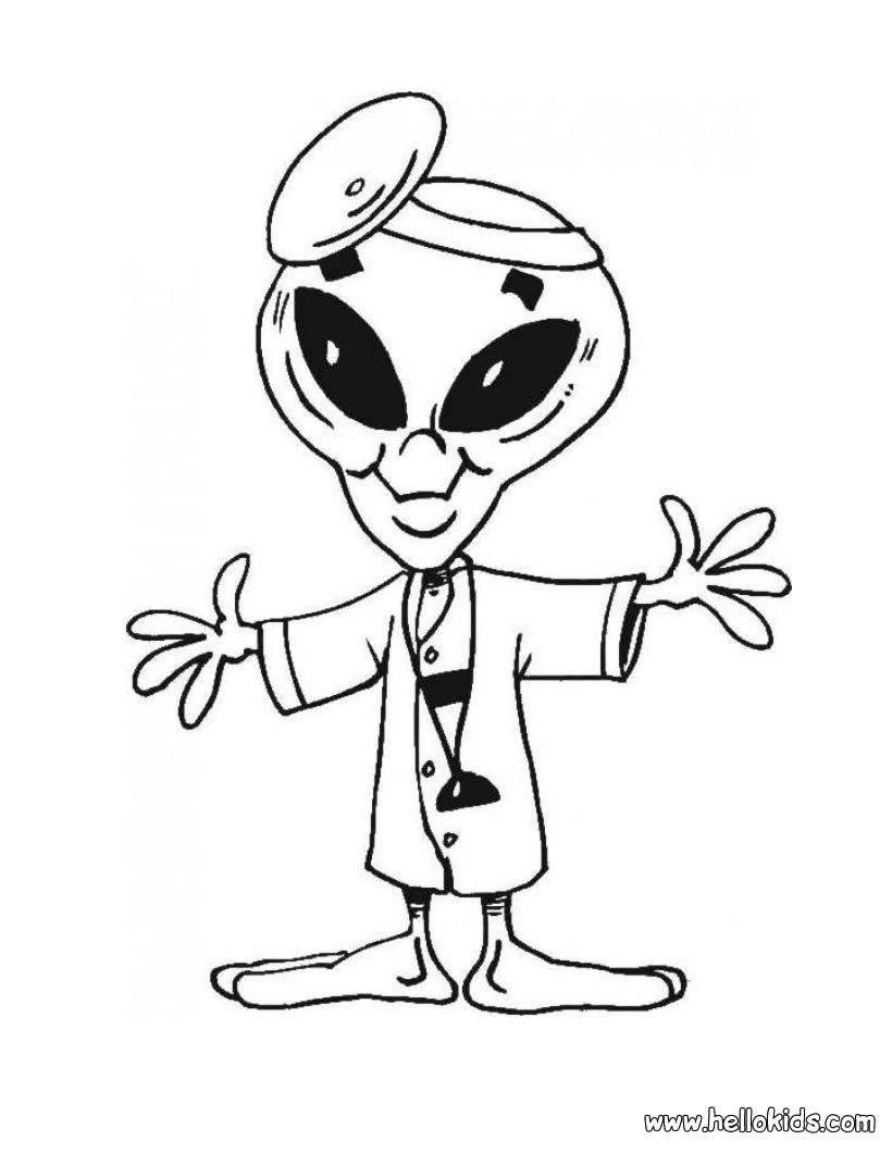 820x1060 Doctor Alien Coloring Pages