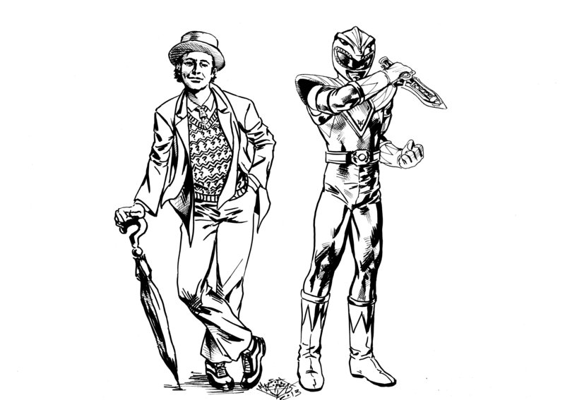 800x567 Seventh Doctor And Dragon Ranger By Matiassoto
