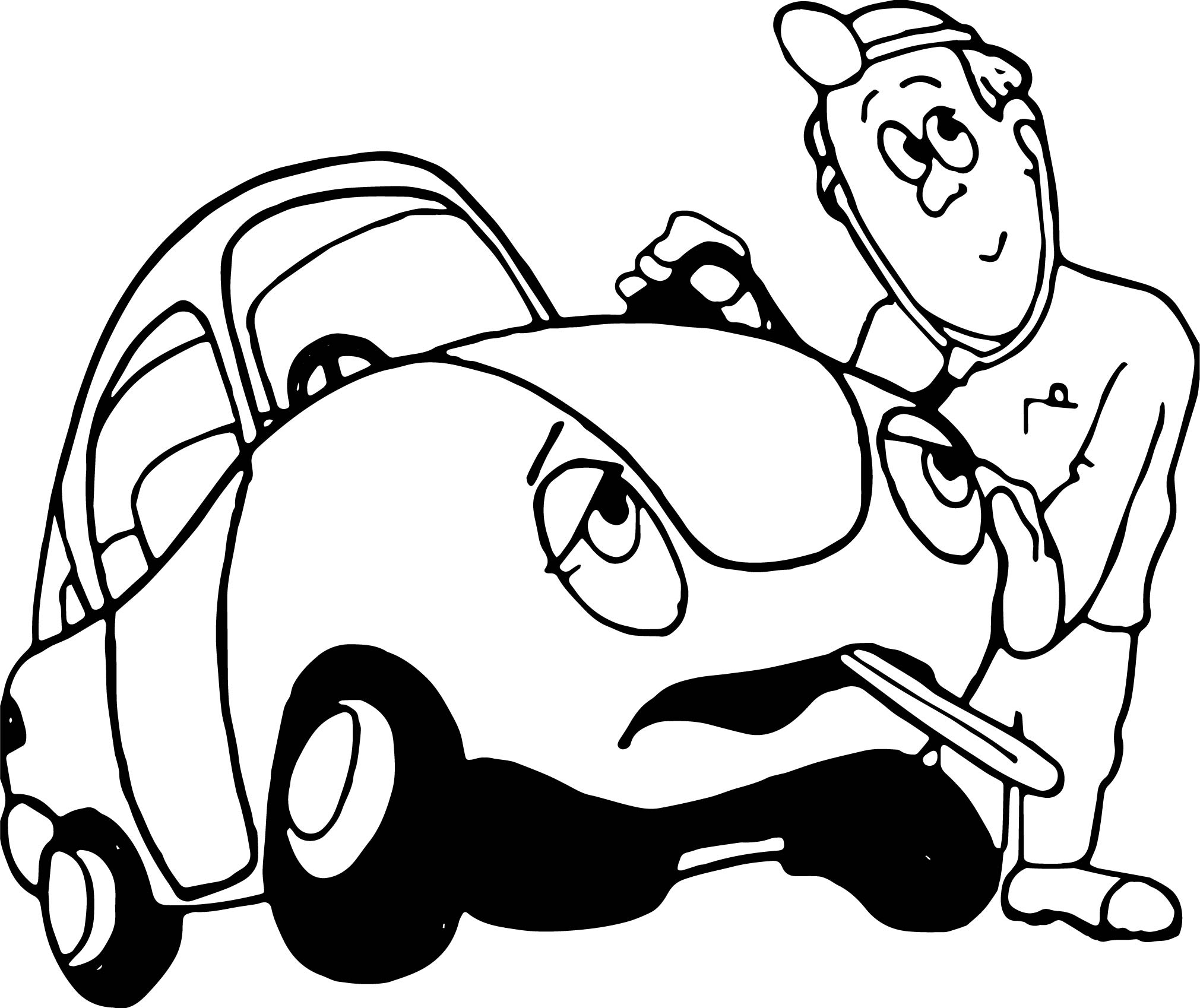 2021x1698 Car Doctor Coloring Page Wecoloringpage