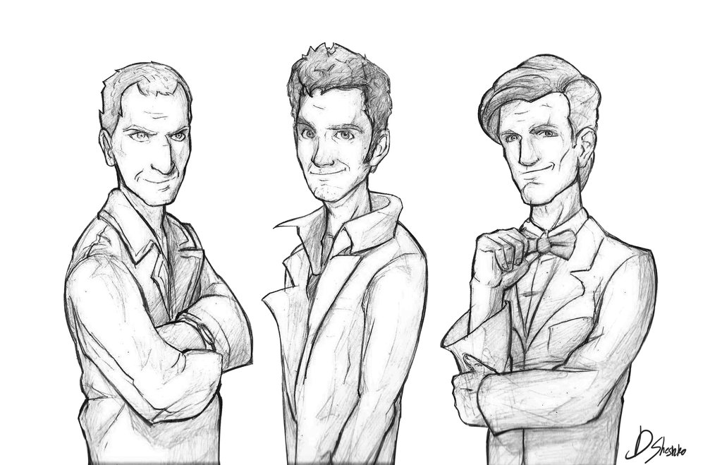 1024x659 Doctor Who Sketch By Diam0nt
