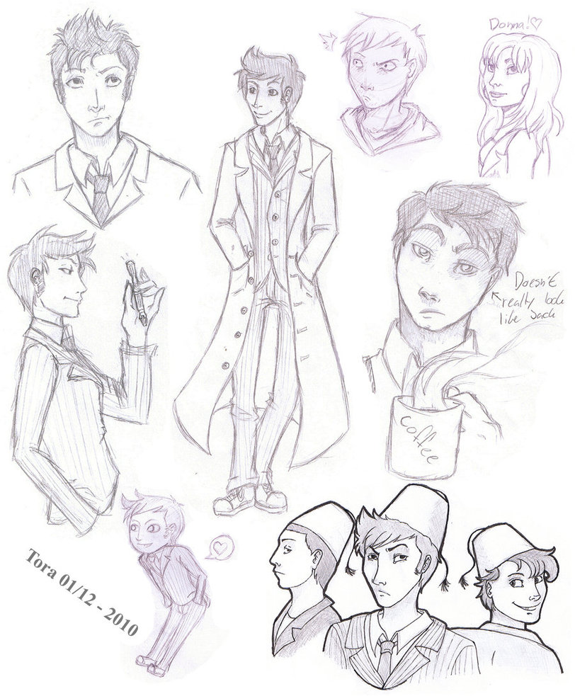 812x983 Doctor Who Sketch Dump By Tooraa