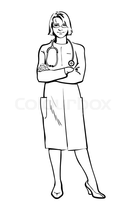 498x800 Realistic Physicians Upright. Should The Doctor A Young Girl. Man
