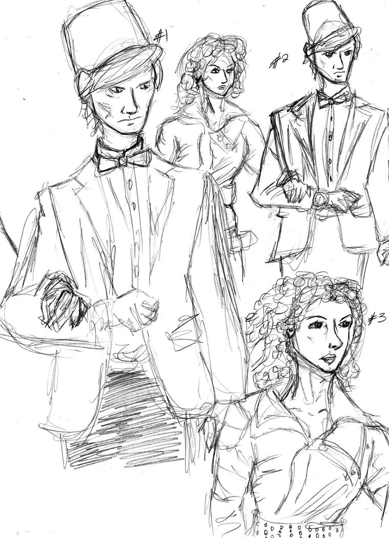 760x1050 Doctor Who Practice Sketches 1 By Jaded Silver Raven