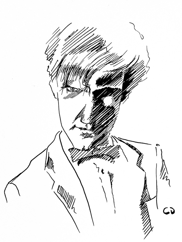 600x796 Realistic Celebrity Portrait Sketches Top Design Magazine