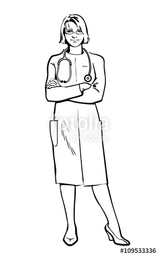 311x500 Realistic Physicians Upright. Should The Doctor A Young Girl. Man