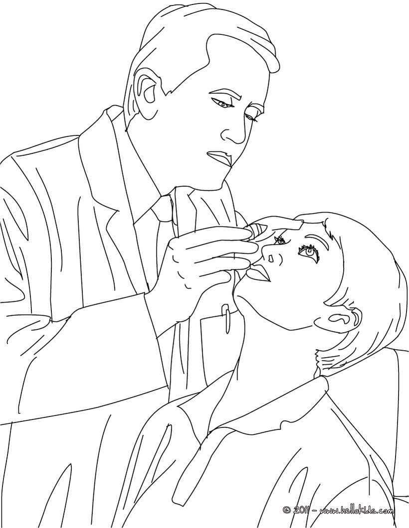 820x1060 Doctor Coloring Pages