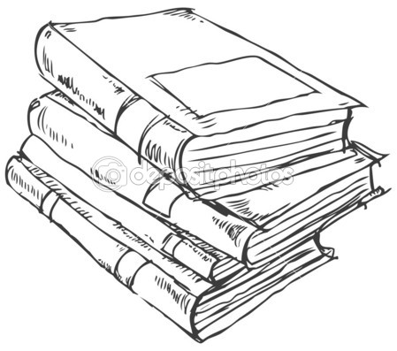 449x397 Gallery For Gt Drawing Of A Stack Of Book Children'S