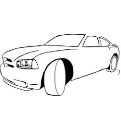 240x240 Dodge Charger Sketch Nitr01768