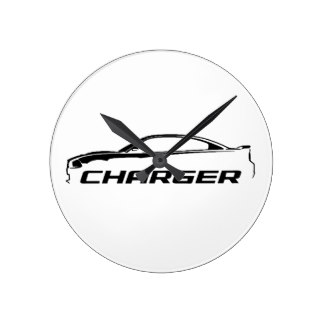 324x324 Dodge Charger Wall Clocks Zazzle