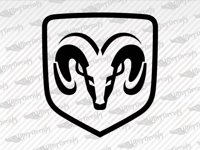 640x480 Dodge Emblem Ram Decal Stickers