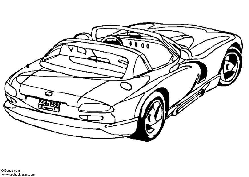 875x620 Coloring Page Dodge Viper
