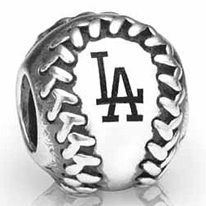 300x300 Pandora Sterling Los Angeles Dodgers Baseball Charm Sl ! 0148