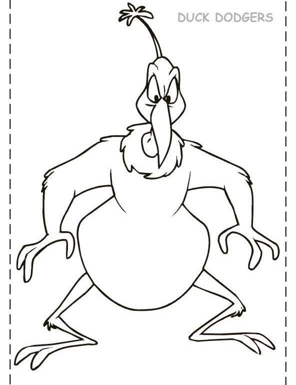592x768 Download Duck Dodgers Coloring Page 7 Coloring Pages