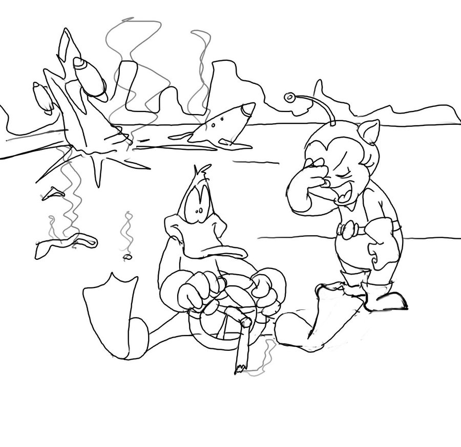 900x874 Duck Dodgers By Buster126