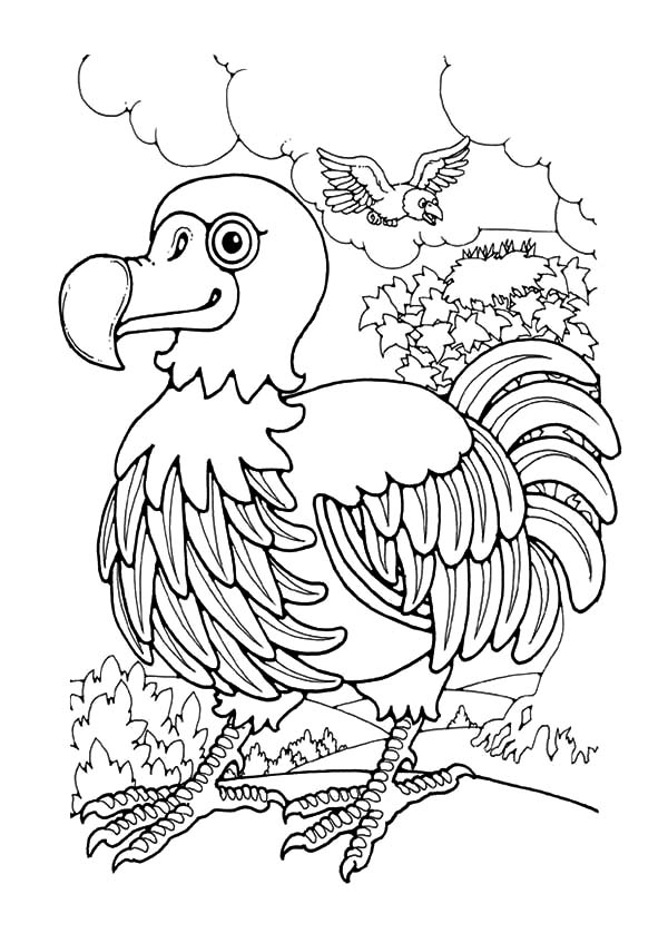 600x847 Mauritius Endemic Dodo Bird Coloring Pages