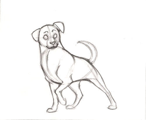 500x411 Doodle Of Boredom, How To Draw A [Cartoon] Dog
