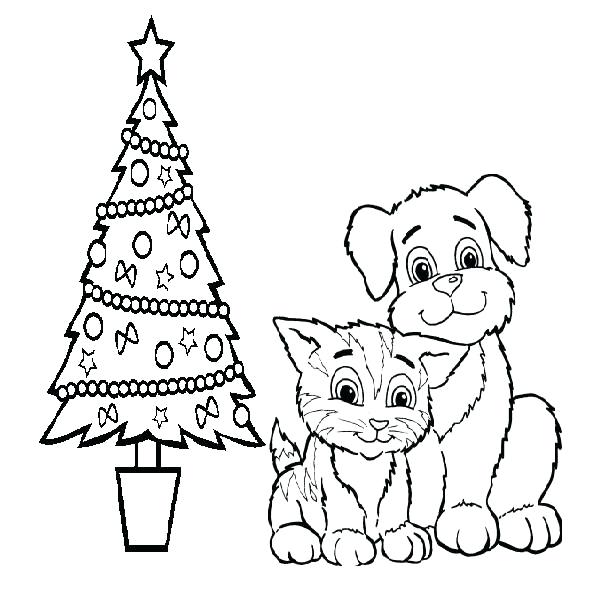 600x600 Dog And Cat Pictures To Color Dog And Cat Coloring Pages Charming