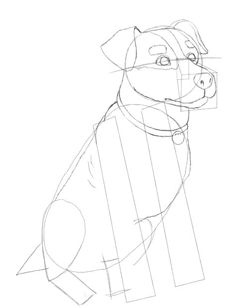 498x621 Dog Drawing Made Easy.