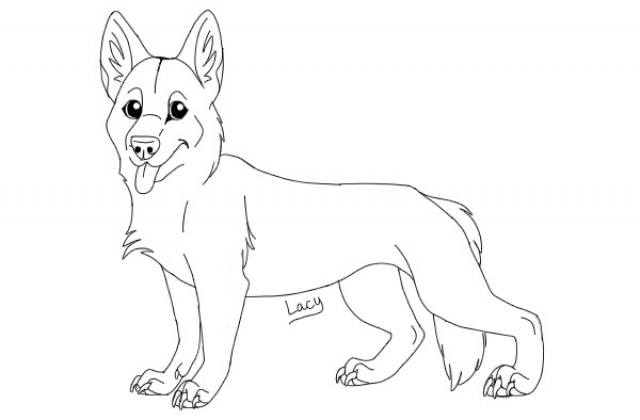 640x420 Tag For How Top Draw To German Shepard Dog Kids Paws Abilities