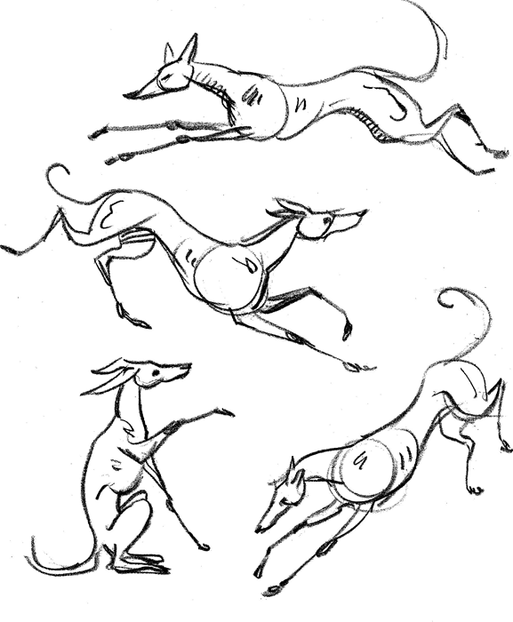 577x700 How To Draw Dogs, Cats And Horses