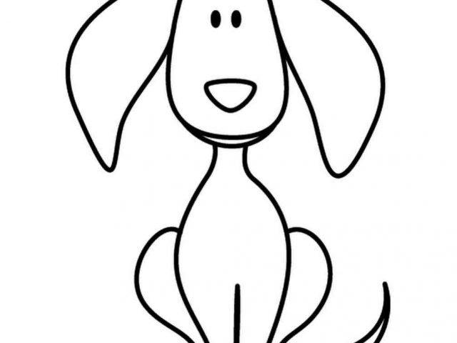 640x480 The Images Collection Of Dog Drawing For Kids Sketch Kid Of A S