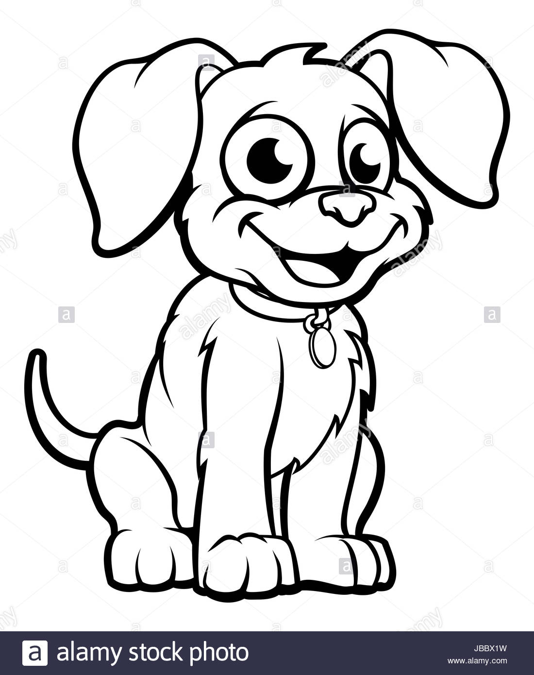 Cartoon Dog Outline Svg Free - Free SVG Images