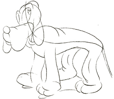 400x345 How To Draw Cartoon Dogs Hounds With Easy Step By Step Drawing