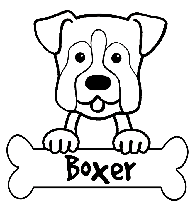 665x705 Best Photos Of Simple Boxer Dog Template