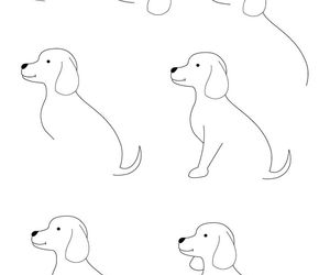 300x250 Easy Drawing Tutorial Dog~ Pin On We Heart It