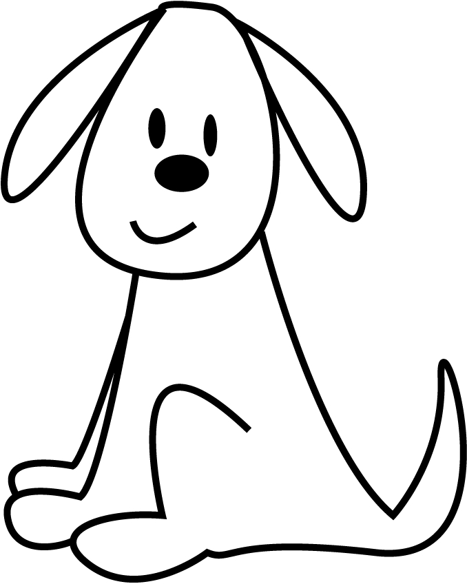 678x848 Gallery Simple Dog Drawing For Kids,