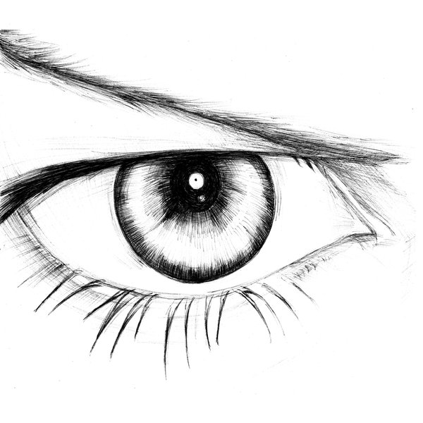 600x600 Funny Pictures Eye Drawing Simple For Female Eye