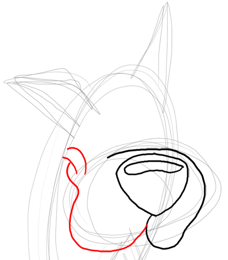 450x514 How To Draw Scooby Doo Step By Step Drawing Lesson