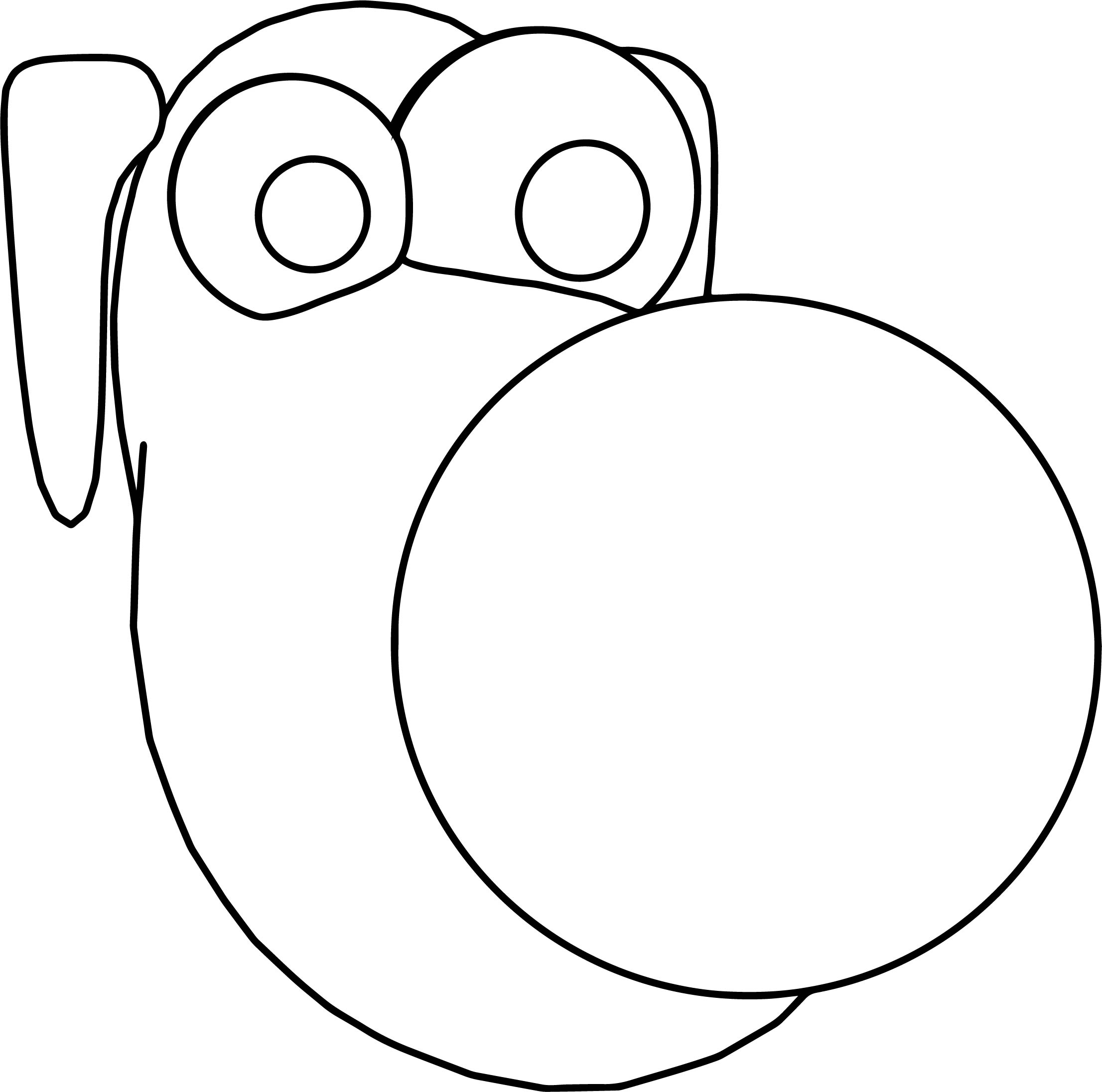2212x2192 Dog Face Coloring Pages Wecoloringpage