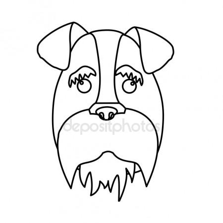 450x450 Hand Draw Sad Face Dog Stock Vector Yupiramos