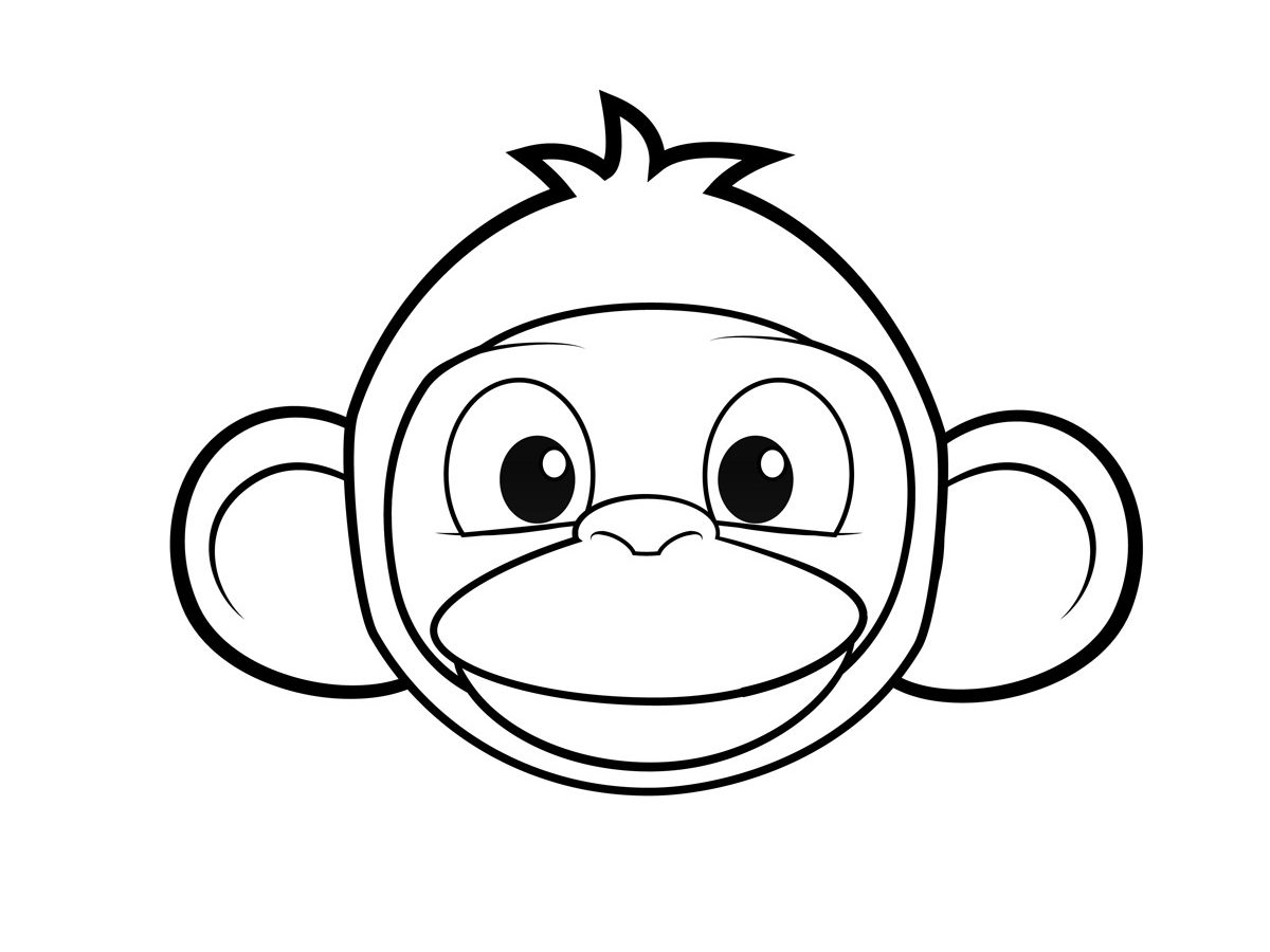 1200x900 Animal Faces Pig Coloring Page Pages Free Printable