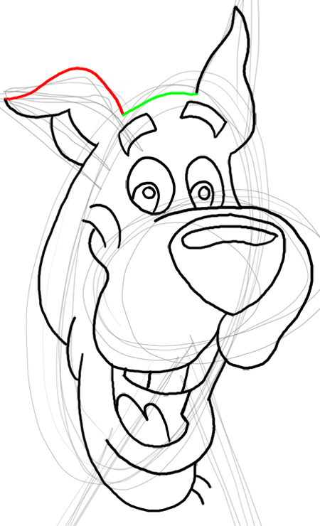 450x740 How To Draw Scooby Doo Step By Step Drawing Lesson