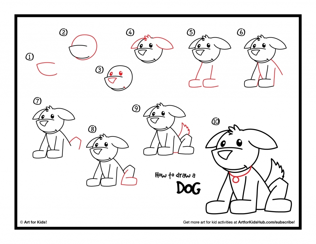 Dog For Kids Drawing at GetDrawings | Free download